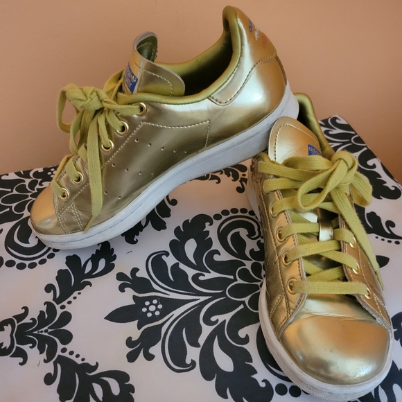 Adidas Kids Gold Sneakers